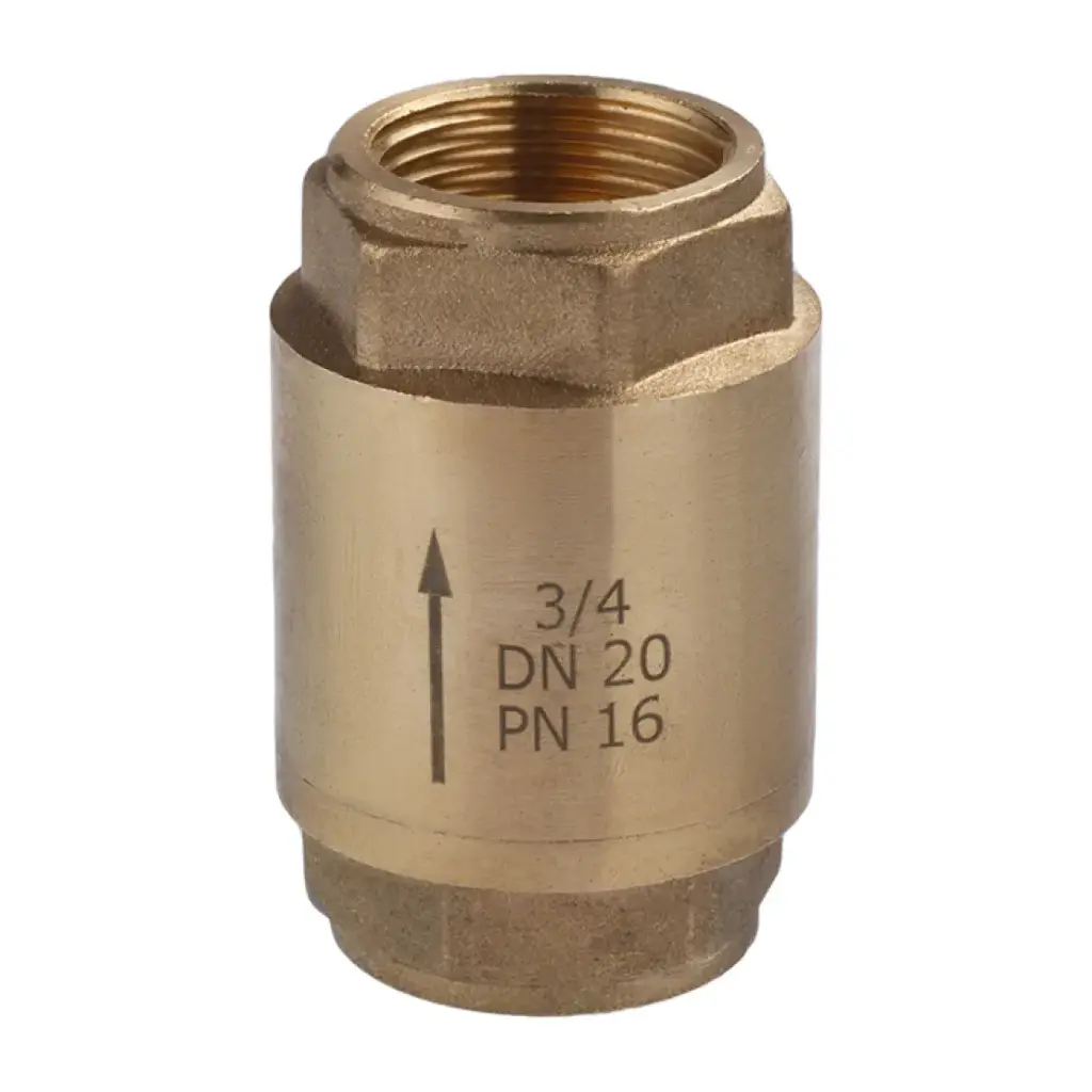 [CV029077] Зворотній клапан латунь LexLine УК3901-В 3/4" посил. (5х20)