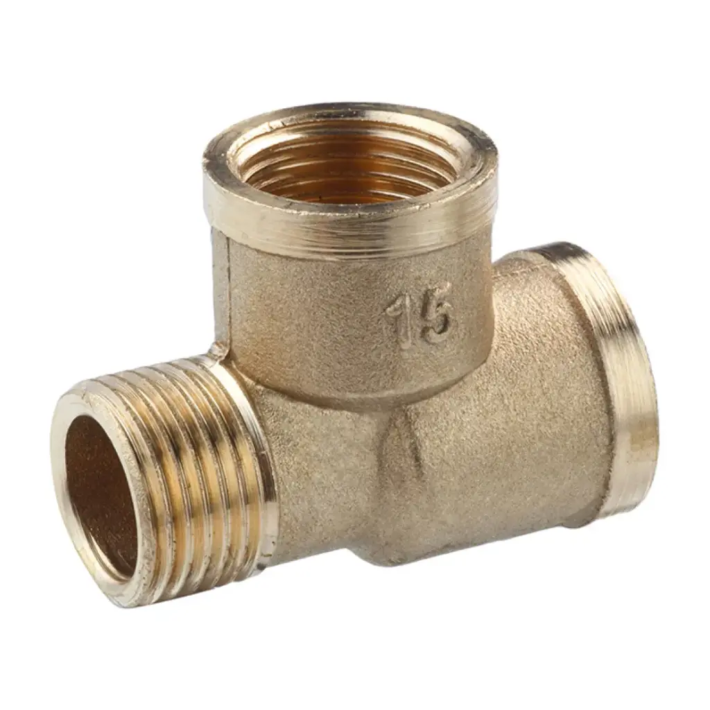 [CV010410] Трійник посилений LexLine 1/2" ВВЗ УК0203-В латунний