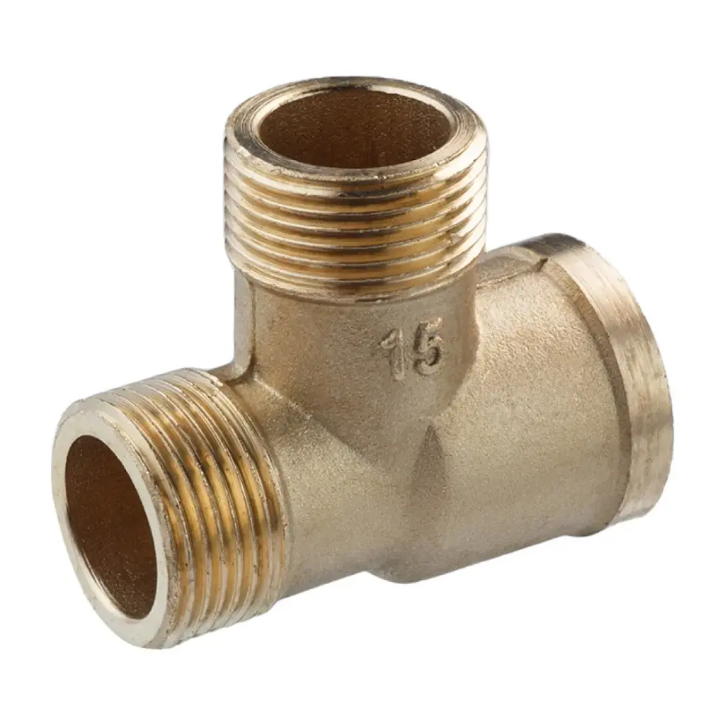 [CV012357] Трійник посилений LexLine 1/2" ВЗЗ УК0204-В латунний