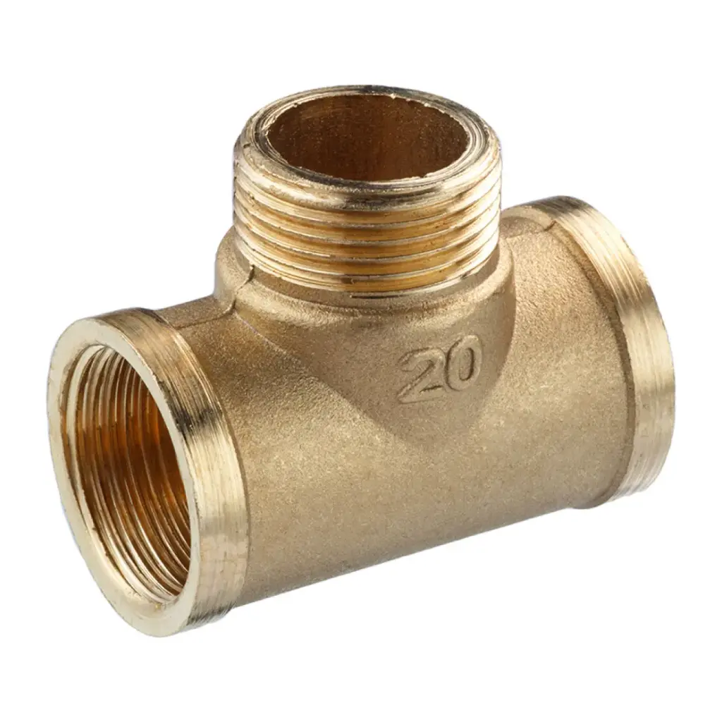 [CV015123] Трійник посилений LexLine 3/4" ВЗВ УК0663-В латунний