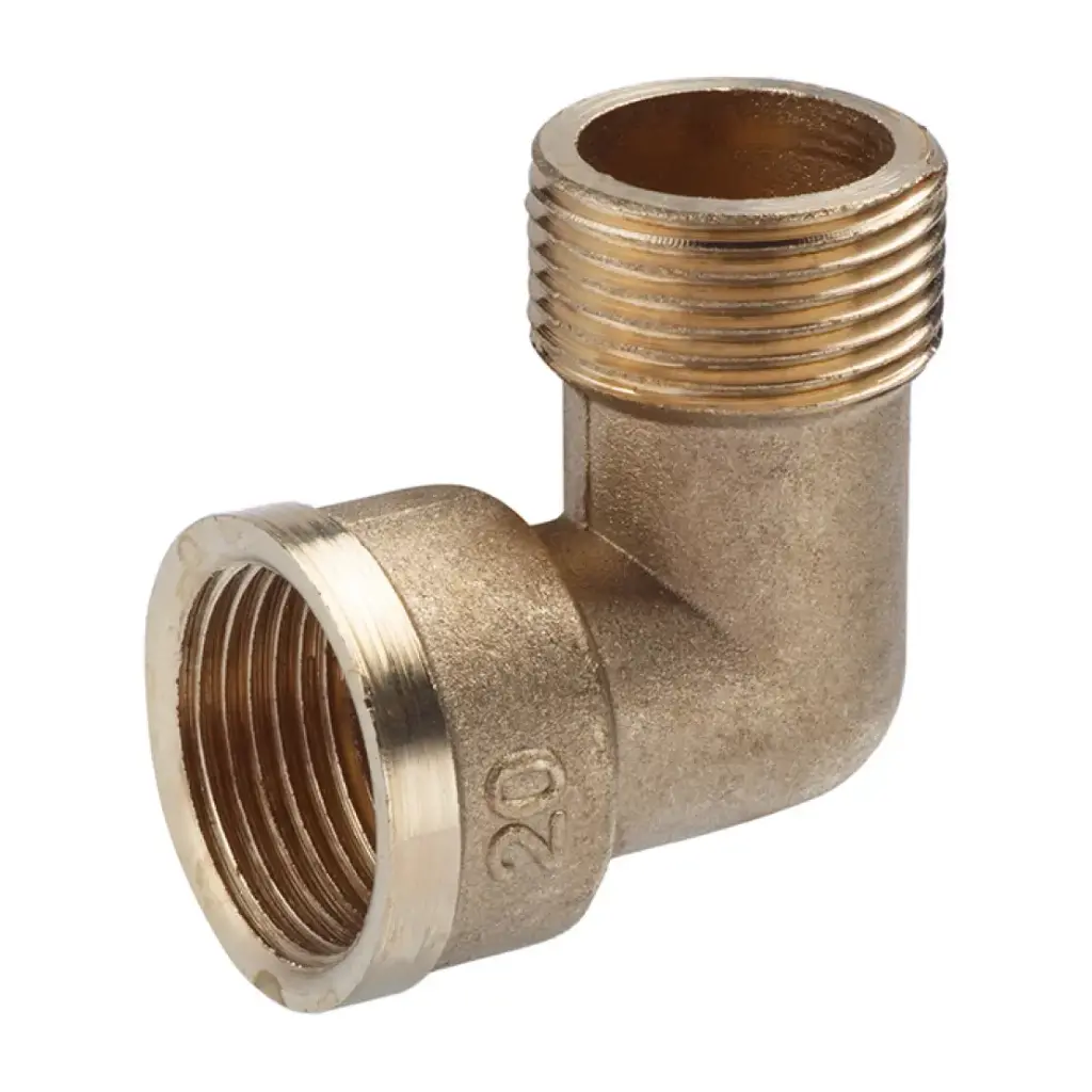 [CV031413] Кутник посилений LexLine 3/4" ВЗ УК0120-1-В латунний