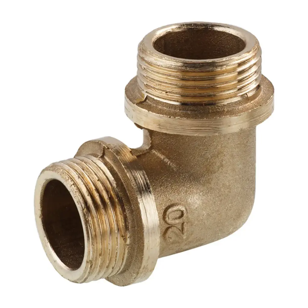 [CV013038] Кутник посилений LexLine 3/4" ЗЗ УК0132-В латунний