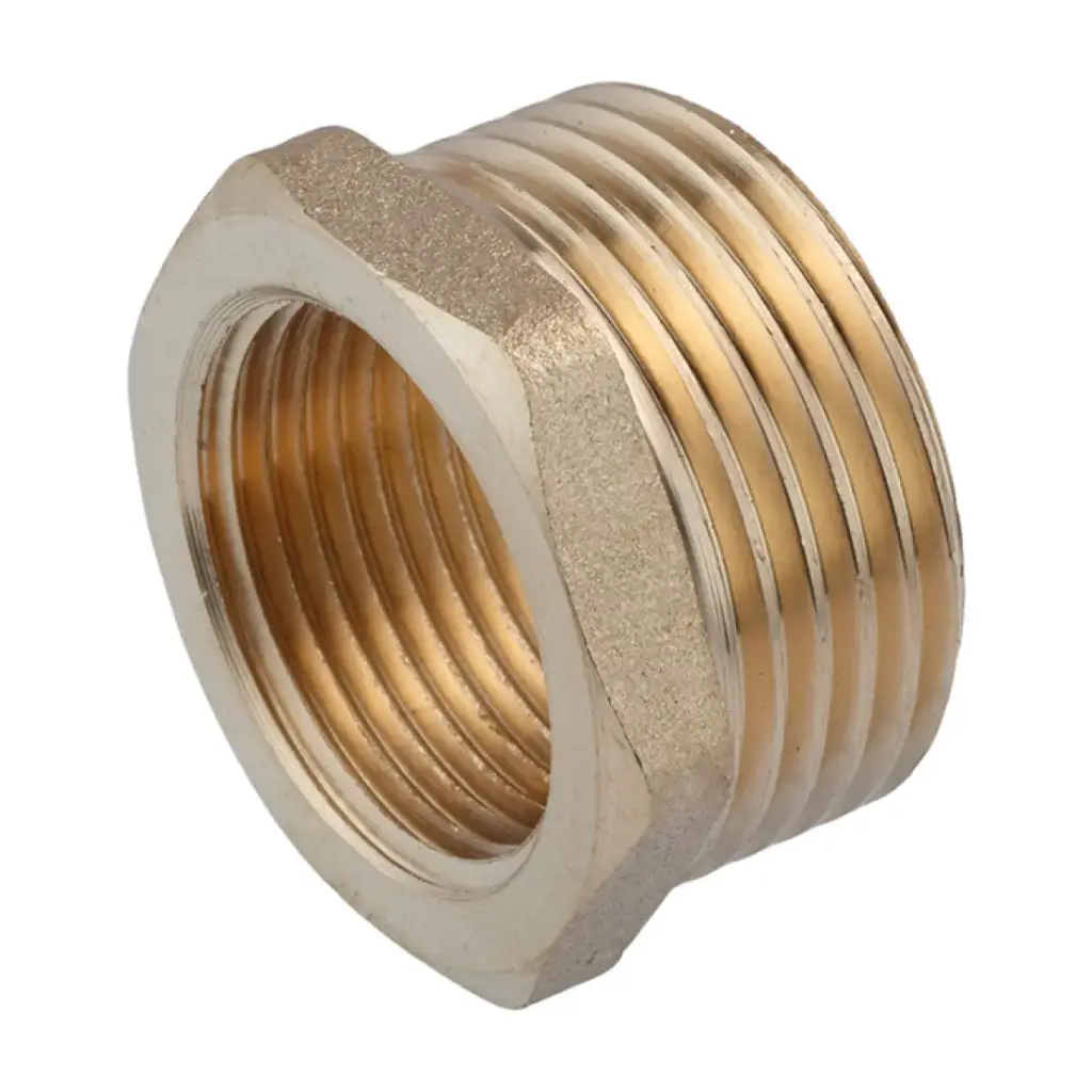 [CV013937] Футорка посилена LexLine 1 1/4"х1" ЗВ УК0712-В латунна