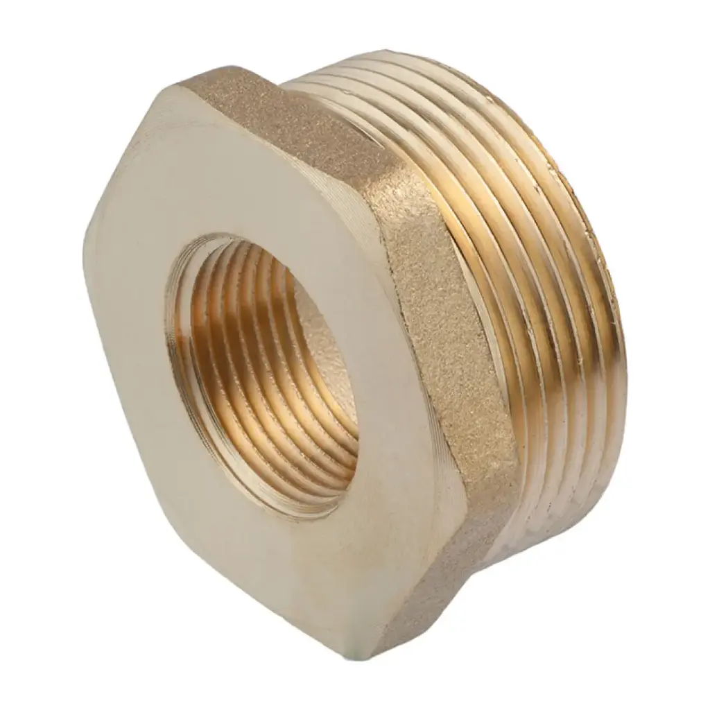 [CV015124] Футорка посилена LexLine 1 1/2"х3/4" ЗВ УК0724-В латунна