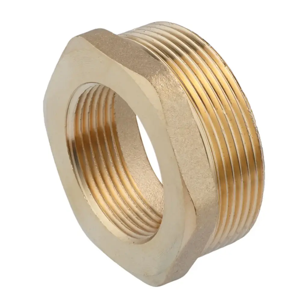 [CV016542] Футорка посилена LexLine 2"х1 1/4" ЗВ УК0727-В латунна