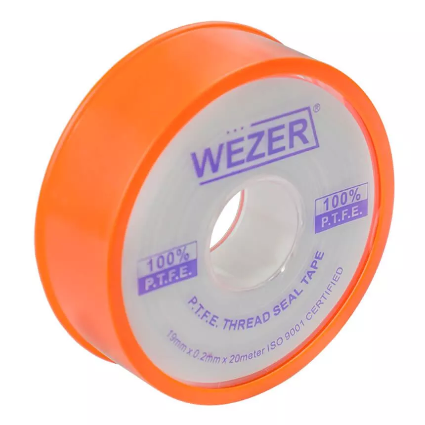 [1038261] Фум-стрічка WEZER Білий 19мм*0,1мм*20м
