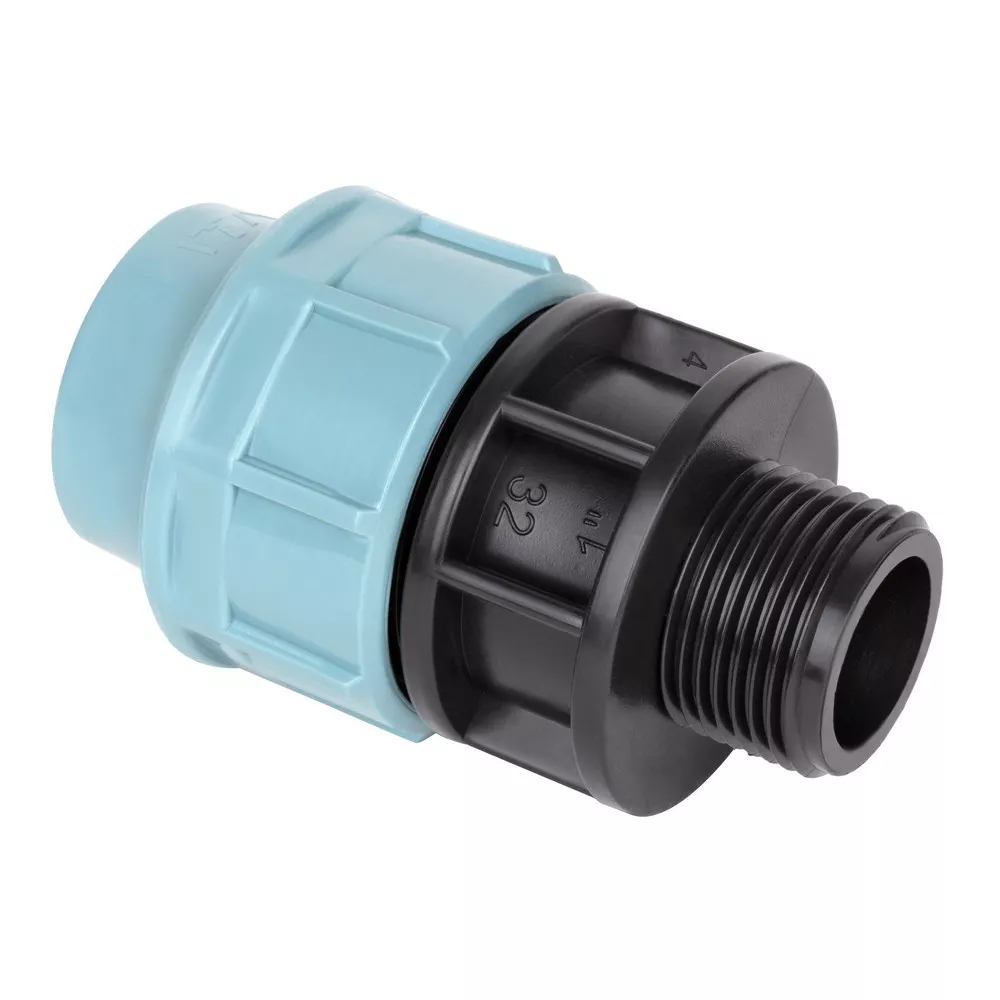 [1002647] Муфта ПЕ із зовнішньою різьбою ITAL 25 мм х 3/4"