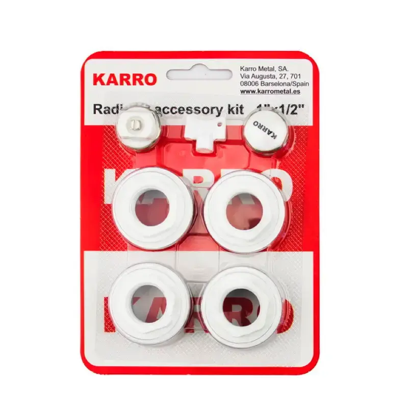 [CV013205] Комплект пробок для алюмінієвого радіатора Karro 1/2"х1"