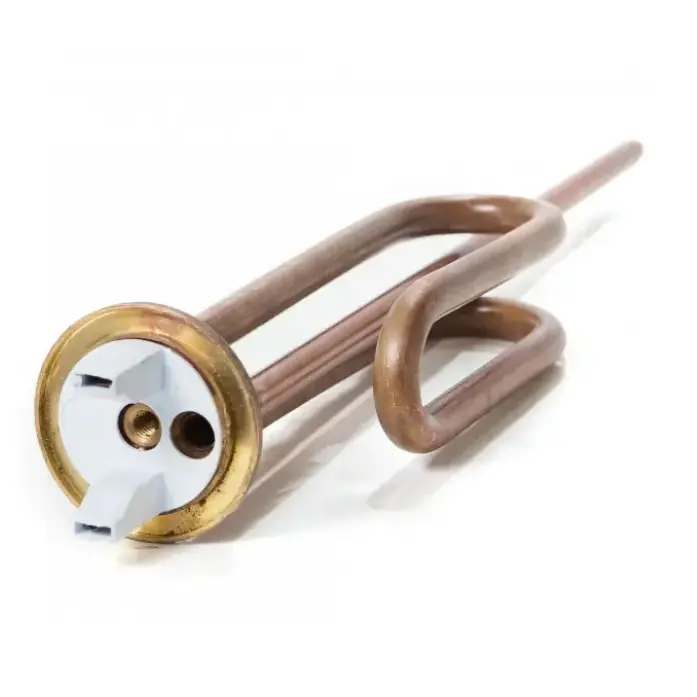 Тен гнутий Tenko 2,0 кВт, гайка, під анод М6 (49197)