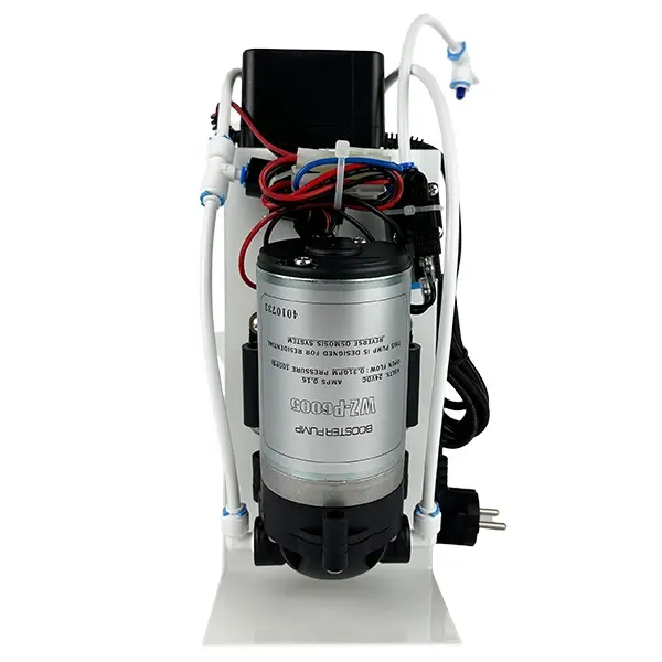 [WZ-P6005-UA12] Помпа до зворотного осмосу Organic 50-75 GPD 6005 на кронштейні з датчиками