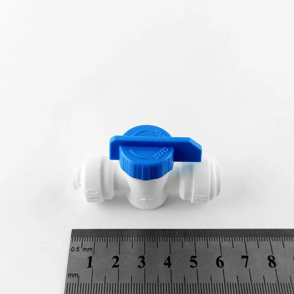 [Ra878] BV-107-EZ Кран прохідний (трубка 3/8" - трубка 3/8")