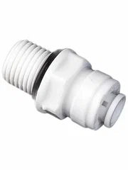 [Ra3076] 1813-H / 4mc4 Фітинг прямий (трубка 1/4" - різьба зовнішня з ущільнюівачем 1/4")